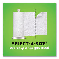 Select-a-size Kitchen Roll Paper Towels, 2-ply, White, 5.9 X 11, 110 Sheets-roll, 6 Rolls-carton