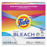 Laundry Detergent With Bleach, Tide Original Scent, Powder, 144 Oz Box, 2-carton