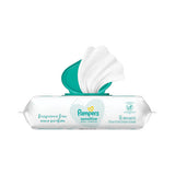Sensitive Baby Wipes, 6.8 X 7,  Unscented, White, 56-pack