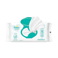 Sensitive Baby Wipes, 6.8 X 7,  Unscented, White, 56-pack
