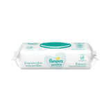Sensitive Baby Wipes, 6.8 X 7,  Unscented, White, 56-pack