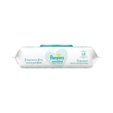 Sensitive Baby Wipes, White, Unscented, 6.8 X 7, 56-pack, 8-carton