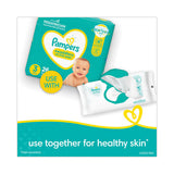 Sensitive Baby Wipes, White, Unscented, 6.8 X 7, 56-pack, 8-carton
