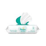 Sensitive Baby Wipes, White, Unscented, 6.8 X 7, 56-pack, 8-carton