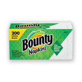 Quilted Napkins, 1-ply, 12 1-10 X 12, White, 200-pack, 8 Pack-carton