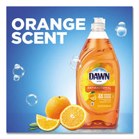Ultra Antibacterial Dishwashing Liquid, Orange Scent, 28 Oz Bottle, 8-carton