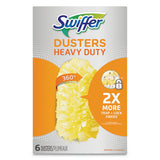 Heavy Duty Dusters Refill, Dust Lock Fiber, 2" X 6", Yellow, 33-carton