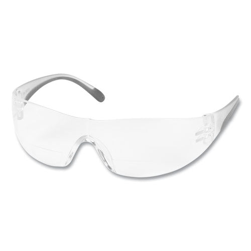 Zenon Z12r Rimless Optical Eyewear With 2.5-diopter Bifocal Reading-glass Design, Anti-scratch, Clear Lens, Clear Frame
