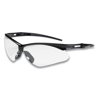 Anser Optical Safety Glasses, Anti-fog, Anti-scratch, Clear Lens, Black Frame