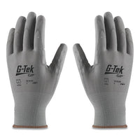 Gp Polyurethane-coated Nylon Gloves, Small, Gray, 12 Pairs