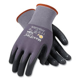 Endurance Seamless Knit Nylon Gloves, Large (size 9), Gray-black, 12 Pairs