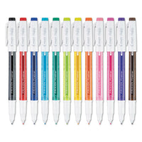 Frixion Erasable Stick Marker Pen, 0.6 Mm, Black Ink-barrel, Dozen