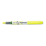 Spotliter Supreme Highlighter, Chisel Tip, Fluorescent Yellow, Dozen