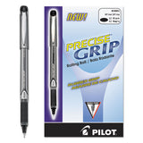 Precise Grip Stick Roller Ball Pen, Bold 1mm, Red Ink, Red Barrel