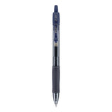 G2 Premium Retractable Gel Pen, 0.7 Mm, Blue Ink, Smoke Barrel, Dozen