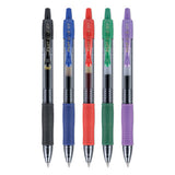 G2 Premium Retractable Gel Pen, 1 Mm, Blue Ink, Smoke Barrel, Dozen