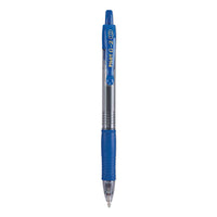 G2 Premium Retractable Gel Pen, 1 Mm, Blue Ink, Smoke Barrel, Dozen