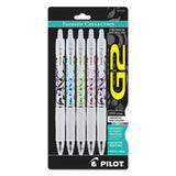 G2 Fashion Premium Gel Pen, Retractable, Fine 0.7 Mm, Five Assorted Ink And Barrel Colors, 5-pack