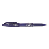 Frixion Ball Erasable Stick Gel Pen, Fine 0.7mm, Blue Ink, Blue Barrel