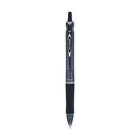 Acroball Colors Advanced Ink Ballpoint Pen, Retractable, Medium 1 Mm, Black Ink, Black Barrel, Dozen