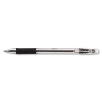 Easytouch Stick Ballpoint Pen, Fine 0.7mm, Blue Ink, Clear Barrel, Dozen