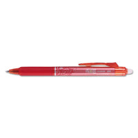 Frixion Clicker Erasable Retractable Gel Pen, 0.5 Mm, Red Ink-barrel, Dozen