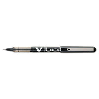 Vball Liquid Ink Stick Roller Ball Pen, 0.5mm, Black Ink-barrel, Dozen