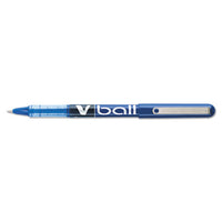 Vball Liquid Ink Stick Roller Ball Pen, 0.5mm, Blue Ink-barrel, Dozen