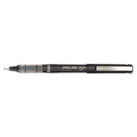 Precise V7 Stick Roller Ball Pen, Fine 0.7mm, Black Ink-barrel, Dozen
