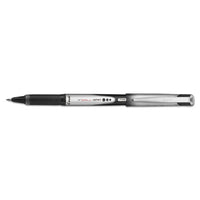 Vball Grip Liquid Ink Stick Roller Ball Pen, .7mm, Blue Ink, Blue-silver Barrel, Dozen
