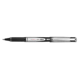 Vball Grip Liquid Ink Stick Roller Ball Pen, .7mm, Blue Ink, Blue-silver Barrel, Dozen
