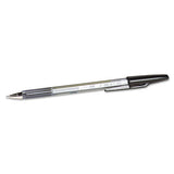Better Stick Ballpoint Pen, Medium 1mm, Blue Ink, Translucent Blue Barrel, Dozen