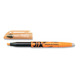 Frixion Light Erasable Highlighter, Orange Ink, Chisel Tip, Orange-black Barrel, Dozen