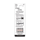 Refill For Pilot G2 Gel Ink Pens, Bold Conical Tip, Blue Ink, 2-pack