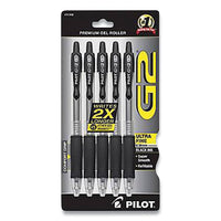 Pen,gel,ultra,blkink,5-pk