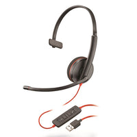 Blackwire 3210, Monaural, Over The Head Headset