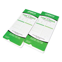 Time Card For Upunch Hn1000, Hn3000, Hn3600 Bundle, 100-pk