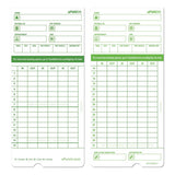 Time Card For Upunch Hn1000, Hn3000, Hn3600 Bundle, 100-pk