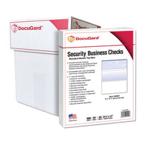 Security Business Checks, 11 Features, 8.5 X 11, Blue Marble Top, 500-ream