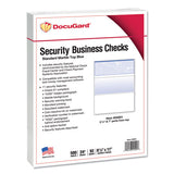 Security Business Checks, 11 Features, 8.5 X 11, Blue Marble Top, 500-ream