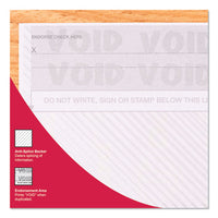 Standard Security Check, 11 Features, 8.5 X 11, Blue Marble Middle, 500-ream