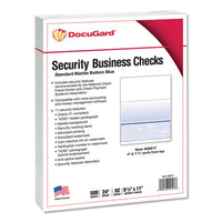 Standard Security Check, 11 Features, 8.5 X 11, Blue Marble Bottom, 500-ream