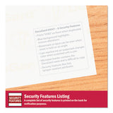 Medical Security Papers, 24lb, 8.5 X 11, Blue, 500-ream