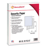 Medical Security Papers, 24lb, 8.5 X 11, Blue, 500-ream