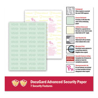 Medical Security Papers, 24lb, 8.5 X 11, Green, 500-ream