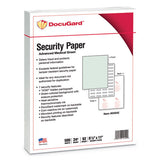 Medical Security Papers, 24lb, 8.5 X 11, Green, 500-ream