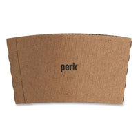 Paper Hot Cup Sleeves, Fits 10, 12, 16 Oz Cups, Brown, 500-pack