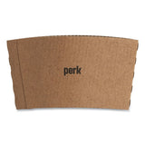 Paper Hot Cup Sleeves, Fits 10, 12, 16 Oz Cups, Brown, 500-pack