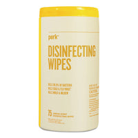 Disinfecting Wipes, Lemon, 7 X 8, 75 Wipes-canister