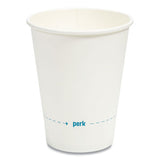 White Paper Hot Cups, 12 Oz, 50-pack